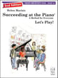 Succeeding at  the Piano #2A piano sheet music cover